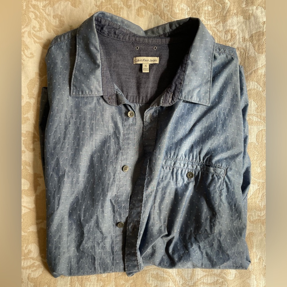 Calvin Klein Men's Blue Jacket XL